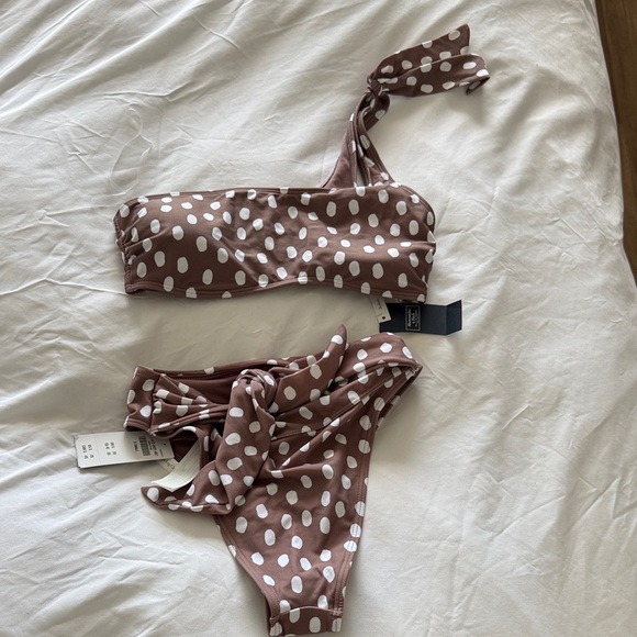 Abercrombie & Fitch Other - Abercrombie & Fitch Brown Polka Dot Bikini
